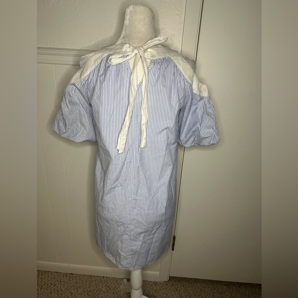 Ina Blue and White Striped Dress S NWT - Picture 2 of 5